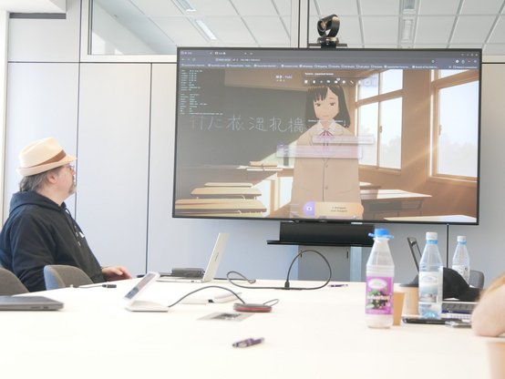 Live-Demo der lokalen KI während der Session
